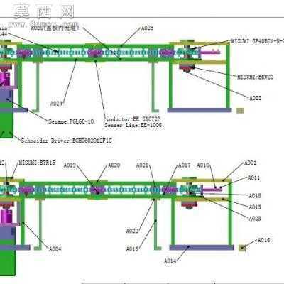 弹簧扣件自动组装机 3D模型