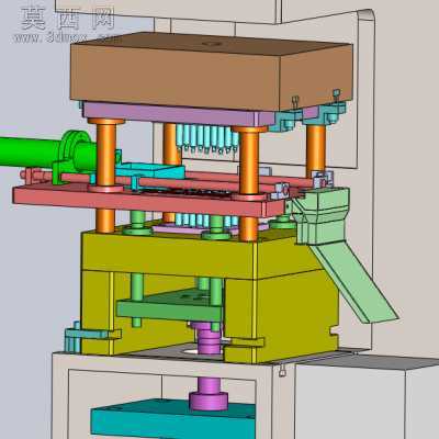 压片机.SolidWorks参数化 3D模型