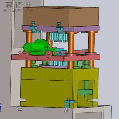 压片机.SolidWorks参数化 3D模型