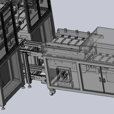 复杂光学玻璃测试及加工设备完整3D图纸 3D模型