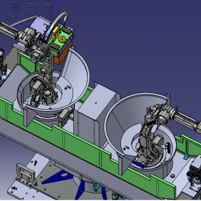 2500-700三轴水平回转变位机 3D模型