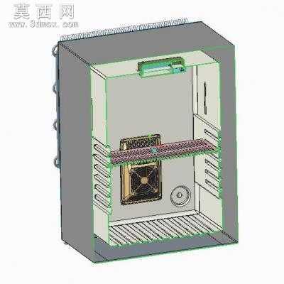 车载冰箱 3D模型