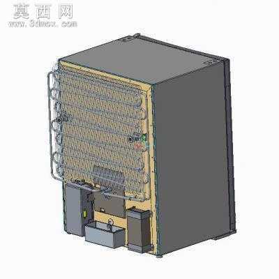 车载冰箱 3D模型