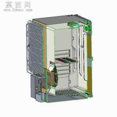 车载冰箱 3D模型