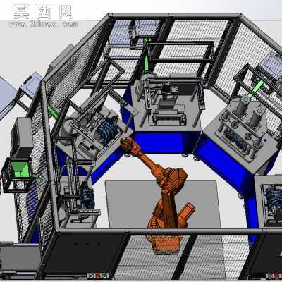 ��˫������������ܼ���豸 3Dģ��