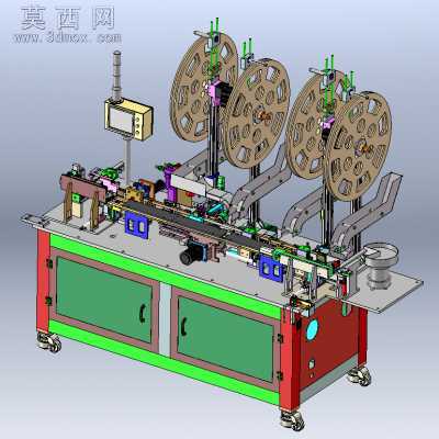 连接器插针机 3D模型