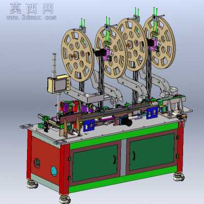 连接器插针机 3D模型