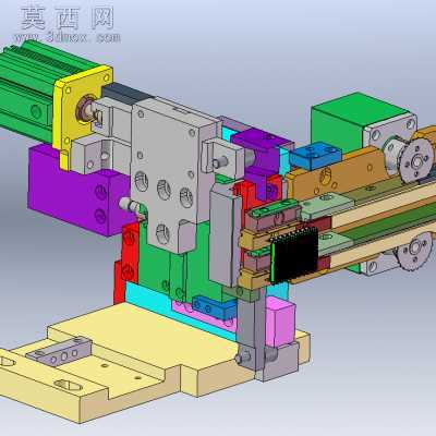 连接器插针机 3D模型