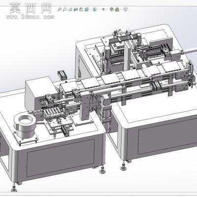 线圈上下料及自动浸锡机 3D模型