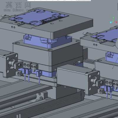 自动检测调焦机 3D模型