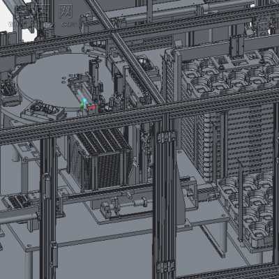 自动化鼠标组装机 3D模型