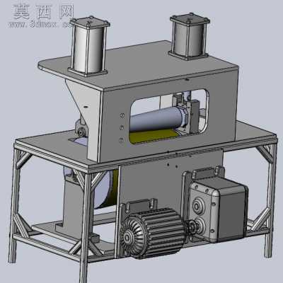 滚圆锥机 3D模型