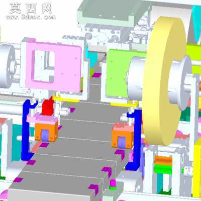 希捷硬盘自动贴标签机 3D模型