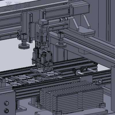 自动连接器插入机 非标设备 3D模型