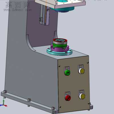 轴承厚度测量复检机 3D模型