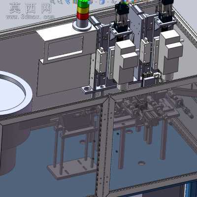 全自动五合一通孔倒角一体机 3D模型