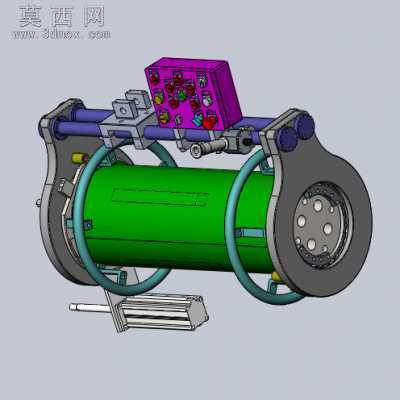 四轴式轮胎螺栓拧紧机 3D模型