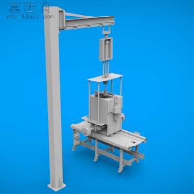 主减速器螺母拧紧机 3D模型