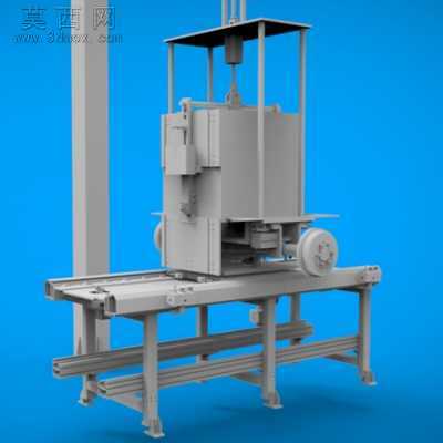 主减速器螺母拧紧机 3D模型
