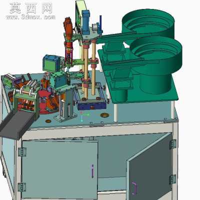 自动打螺丝机、自动锁螺丝设备 3D模型