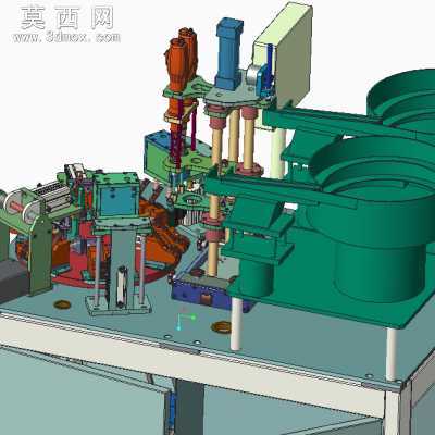 自动打螺丝机、自动锁螺丝设备 3D模型