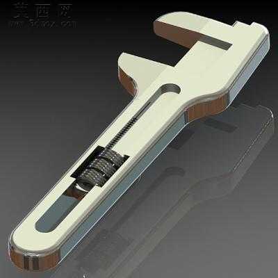 扳手 3D模型