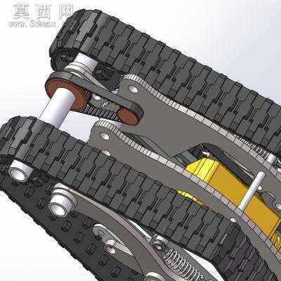 DTV Shredder全地形履带滑板车设计图 3D模型