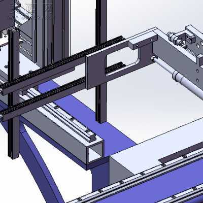 侧取机械手、进出料机器人 3D模型