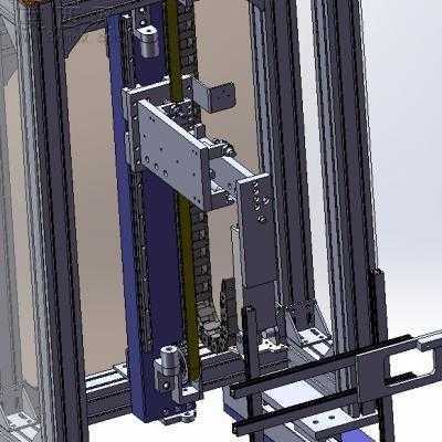 侧取机械手、进出料机器人 3D模型