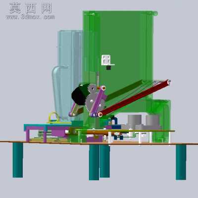 国外小型全自动卷烟机构图纸 3D模型