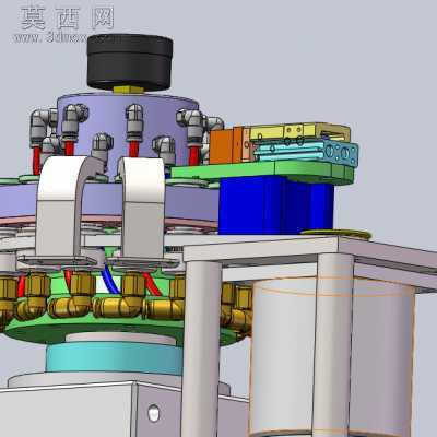 真空转台、分度器真空吸取装置 3D模型