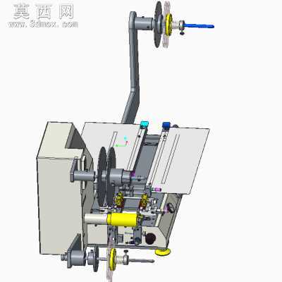 SMT编带机、半自动编带包装机 3D模型