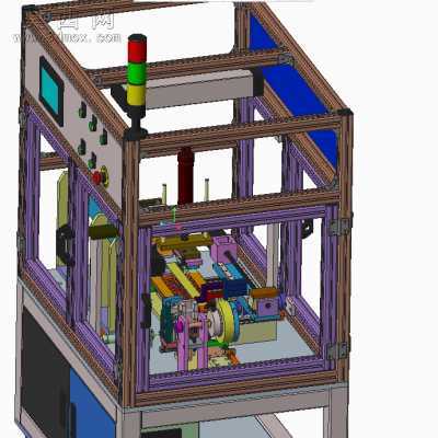 弯针包装机 3D模型