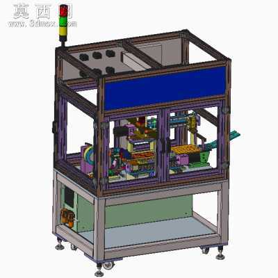 弯针包装机 3D模型