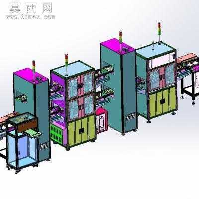 PCB线路板ICTFCT功能测试自动化线 3D模型