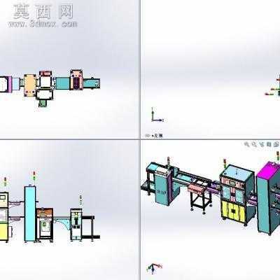 PCB线路板ICTFCT功能测试自动化线 3D模型
