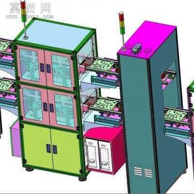 PCB线路板ICTFCT功能测试自动化线 3D模型