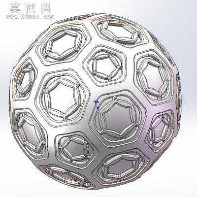 巴基球 3D模型