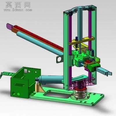 立式机械手、冲床机械手 3D模型