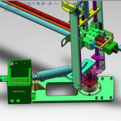 立式机械手、冲床机械手 3D模型