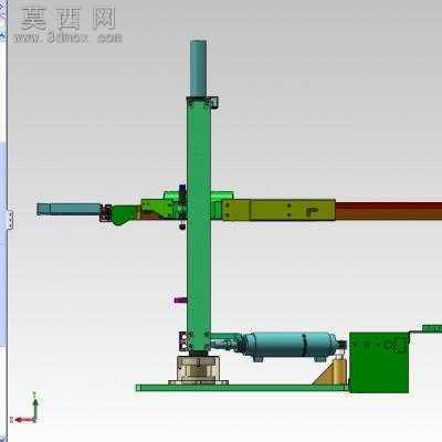 立式机械手、冲床机械手 3D模型