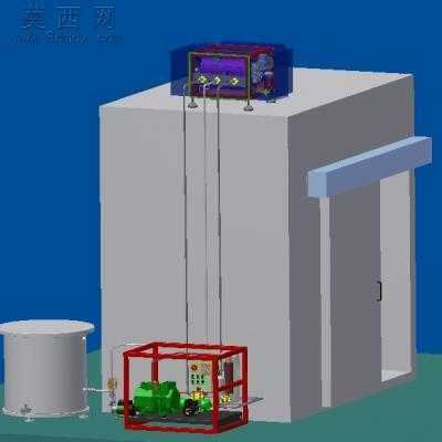 ˮ��ʽ����������ȴװ�� 3Dģ��