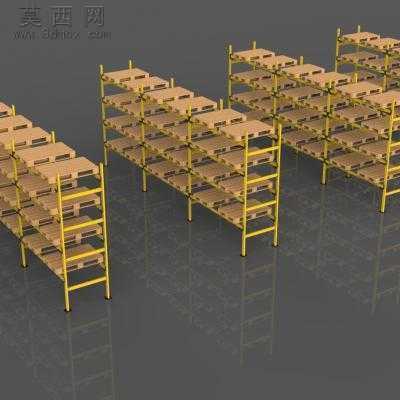 储物架 3D模型