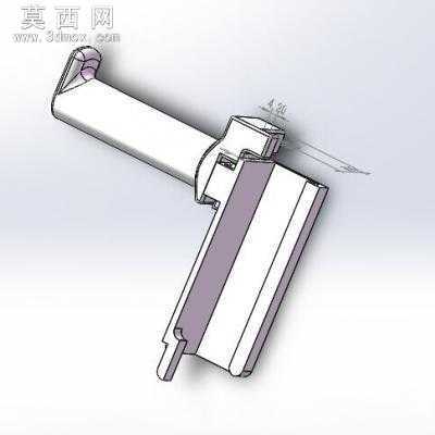 3D打印机料架30mm角铝可安装SLDPRT源 3D模型