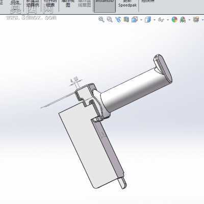 3D打印机料架30mm角铝可安装SLDPRT源 3D模型