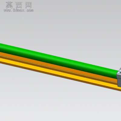 SBR20直线导轨 3D模型
