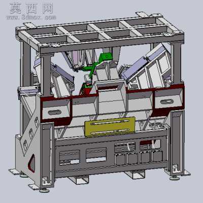 座椅冲切机非标设备 3D模型