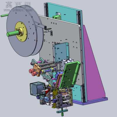 贴双面胶机、自动贴高温胶纸胶带机设备 3D模型