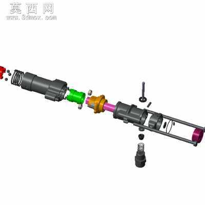 风镐 气锤 3D模型