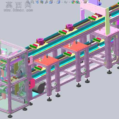 ��װ��ˮ����װ�㽺ѭ����ҵ�Ǳ��Զ����豸 3Dģ��